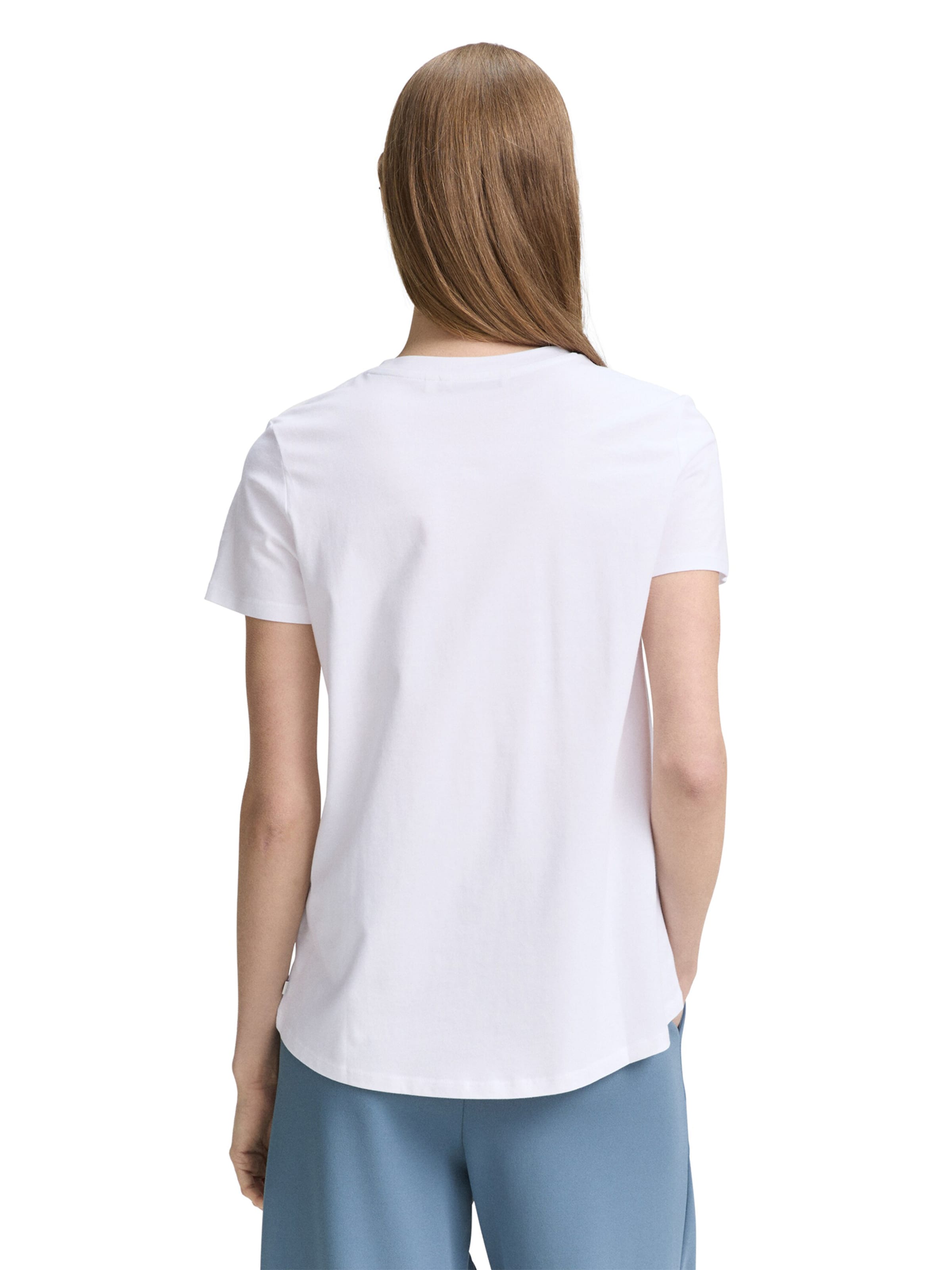 TOM TAILOR DENIM Shirt in White