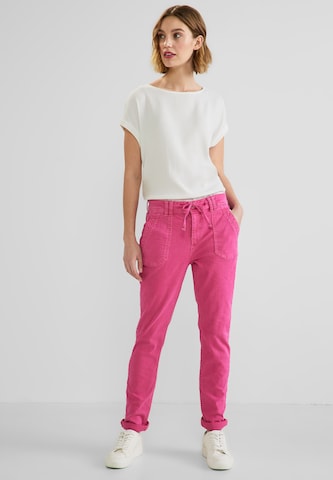 STREET ONE - Slimfit Calças de ganga 'Bonny' em rosa