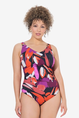 Ulla Popken Uimapuku värissä punainen: etupuoli