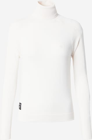 Pull-over 'Core' G-Star RAW en blanc : devant