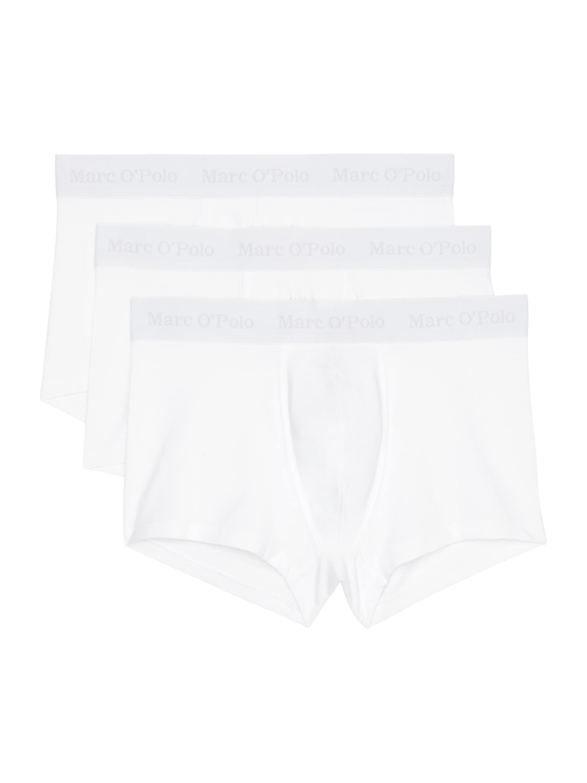 Marc O'Polo Boxershorts 'Essentials' in Wit: voorkant