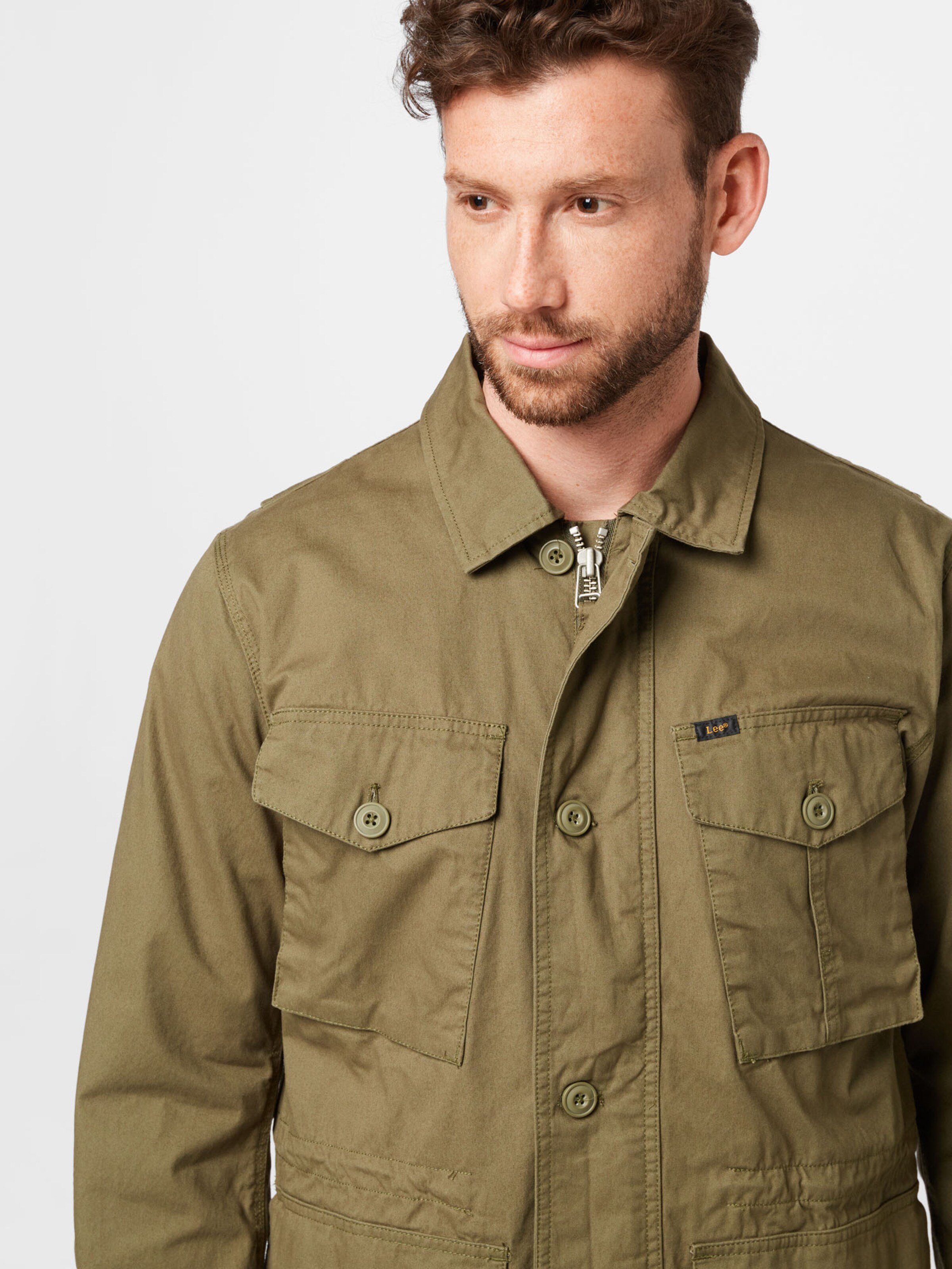 Männer Jacken Lee Jacke in Oliv - DV89708 Männer Jacken Lee Jacke in Oliv - DV89708