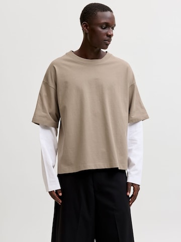 JACK & JONES Shirt 'Biarritz' in Beige: front