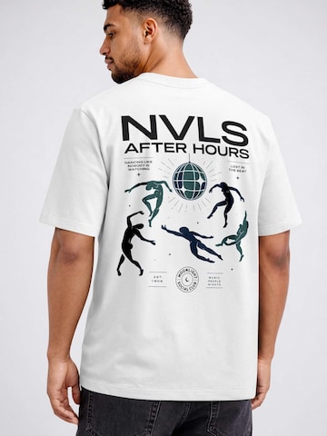 Neverless Shirt 'NVLS After Hours'‌‌‌‌‌‌ in Weiß