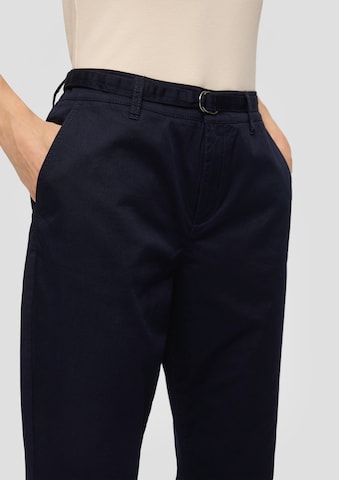 s.Oliver Tapered Chino trousers in Blue