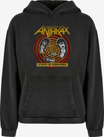 Merchcode Sweatshirt 'Anthrax - State Of Euphoria' in Zwart: voorkant
