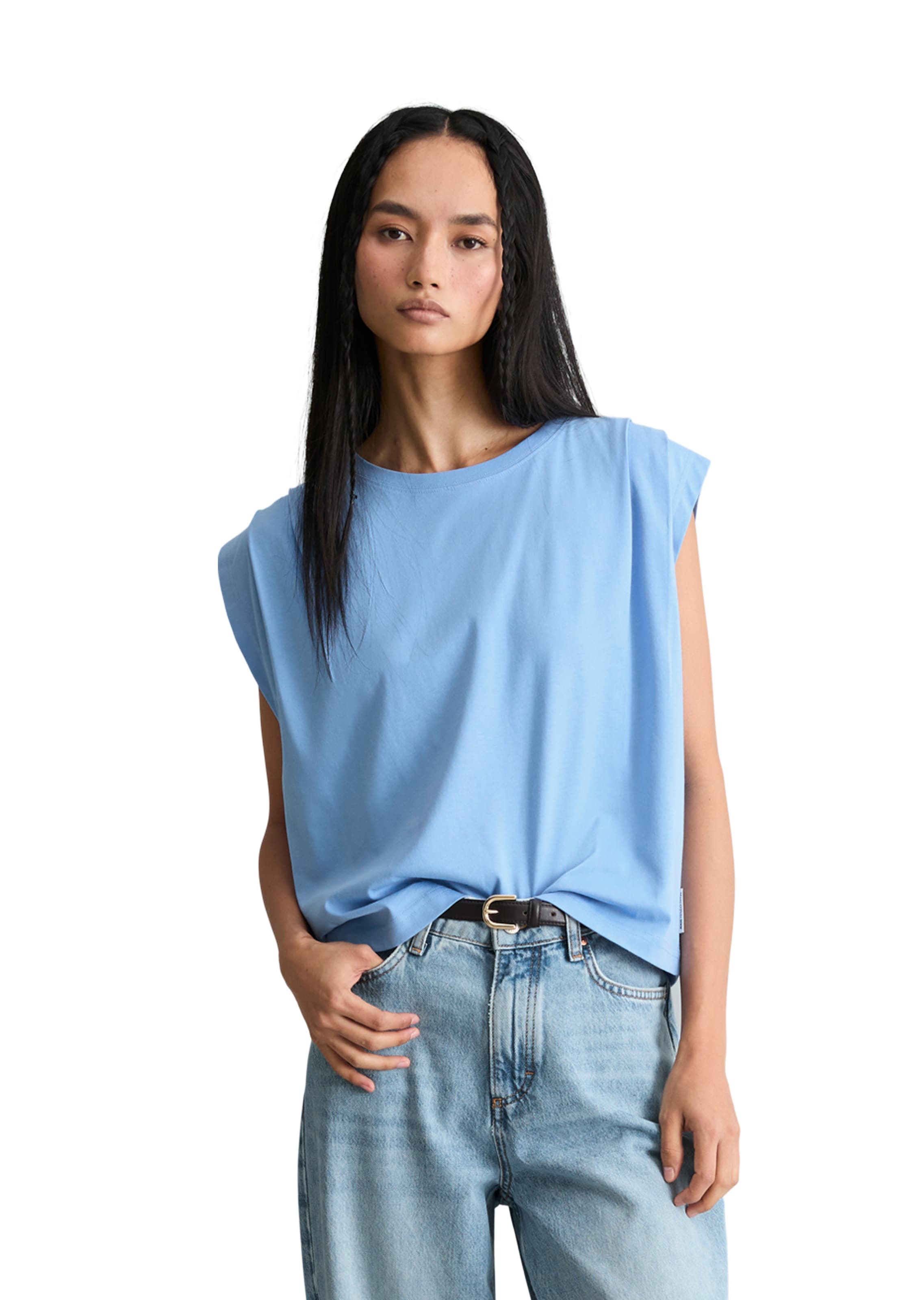 Marc O'Polo DENIM Shirt in Blauw: voorkant