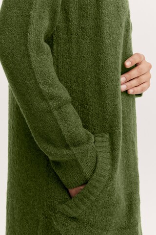 b.young Knit Cardigan in Green