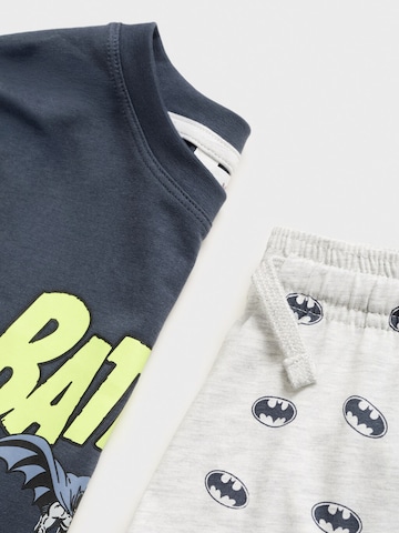 MANGO KIDS Schlafanzug 'BATMAN' in Grau