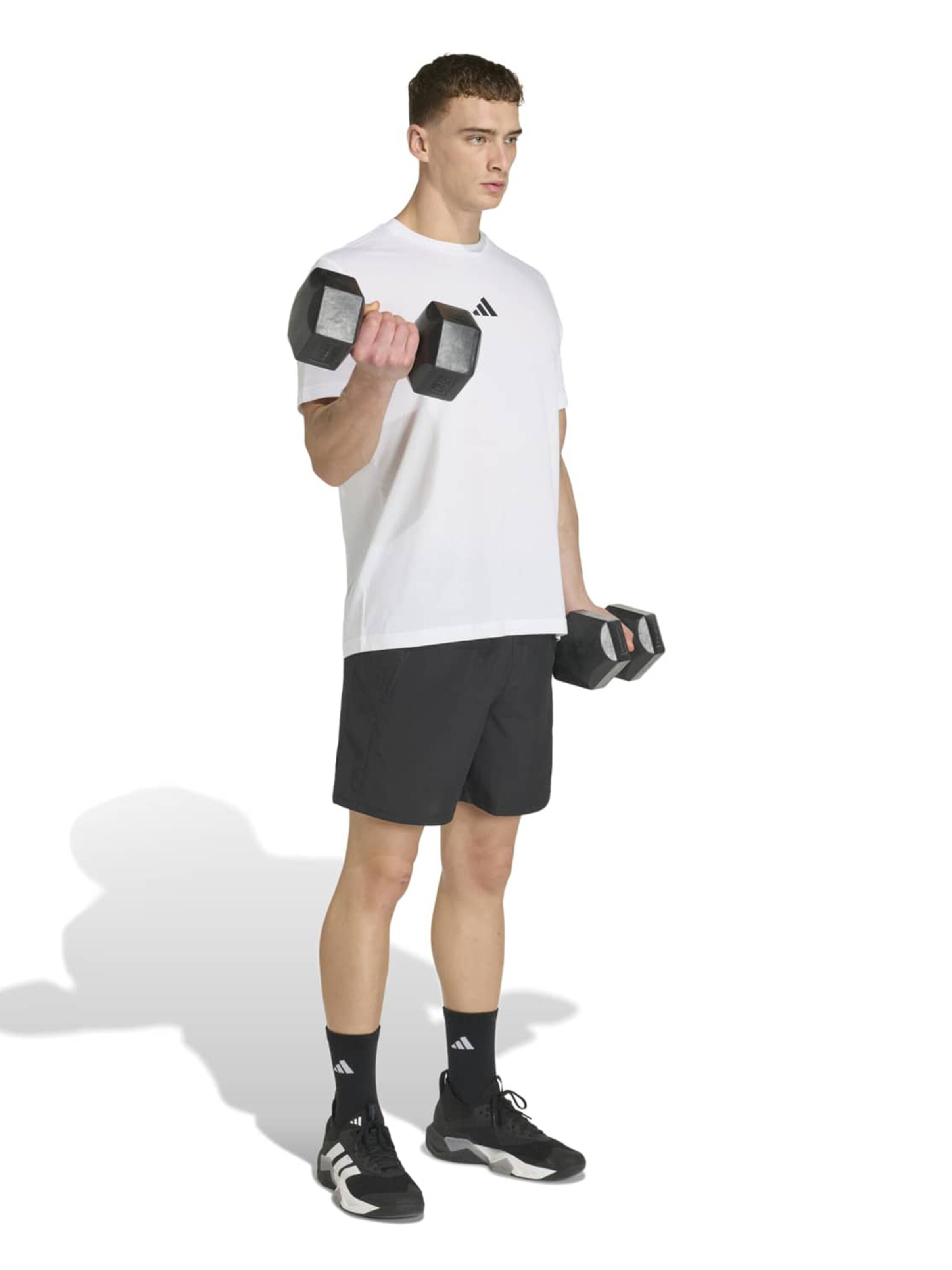 balts ADIDAS PERFORMANCE Sporta krekls