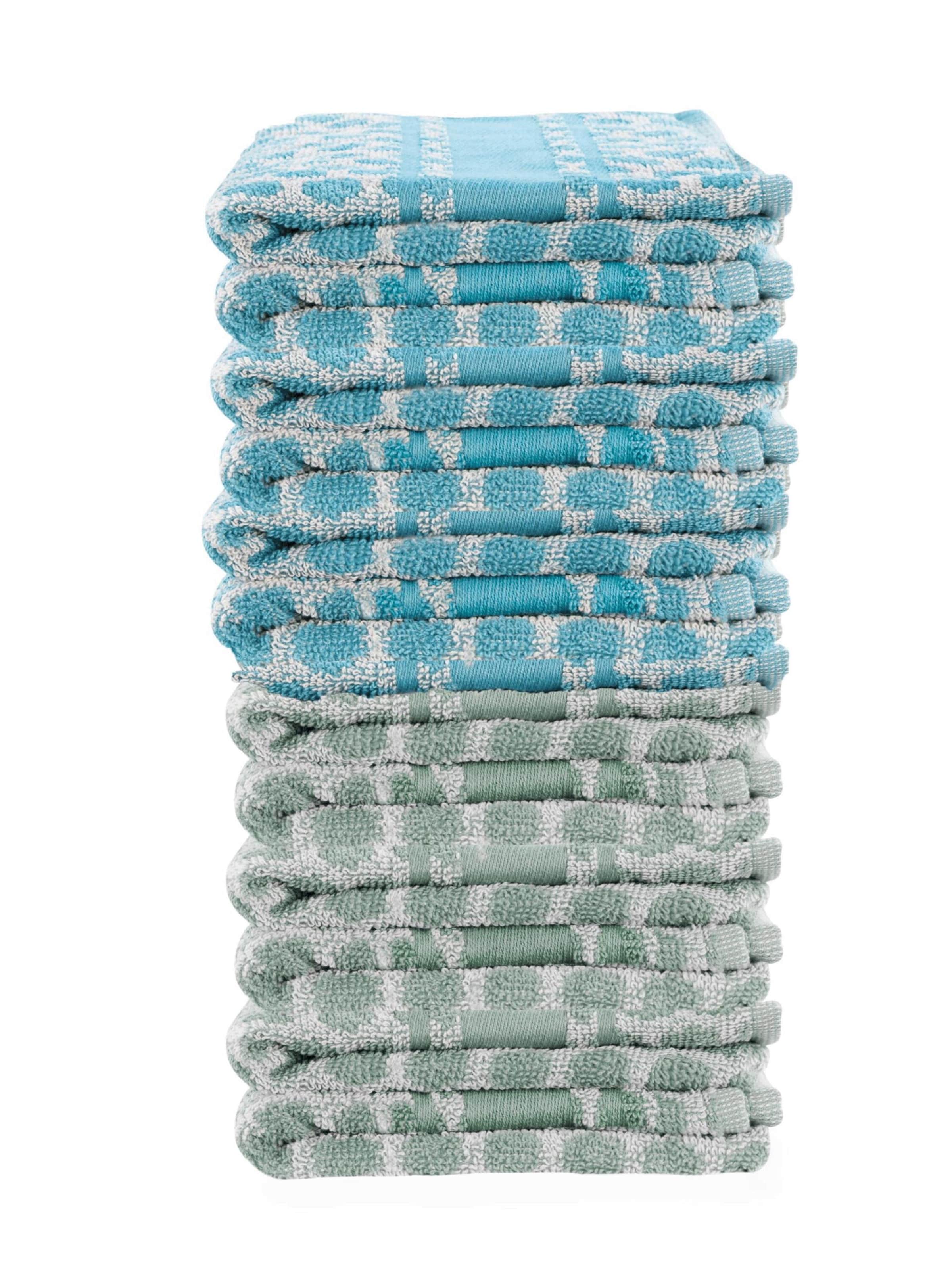 Aspero Vaatdoek in Blauw: voorkant