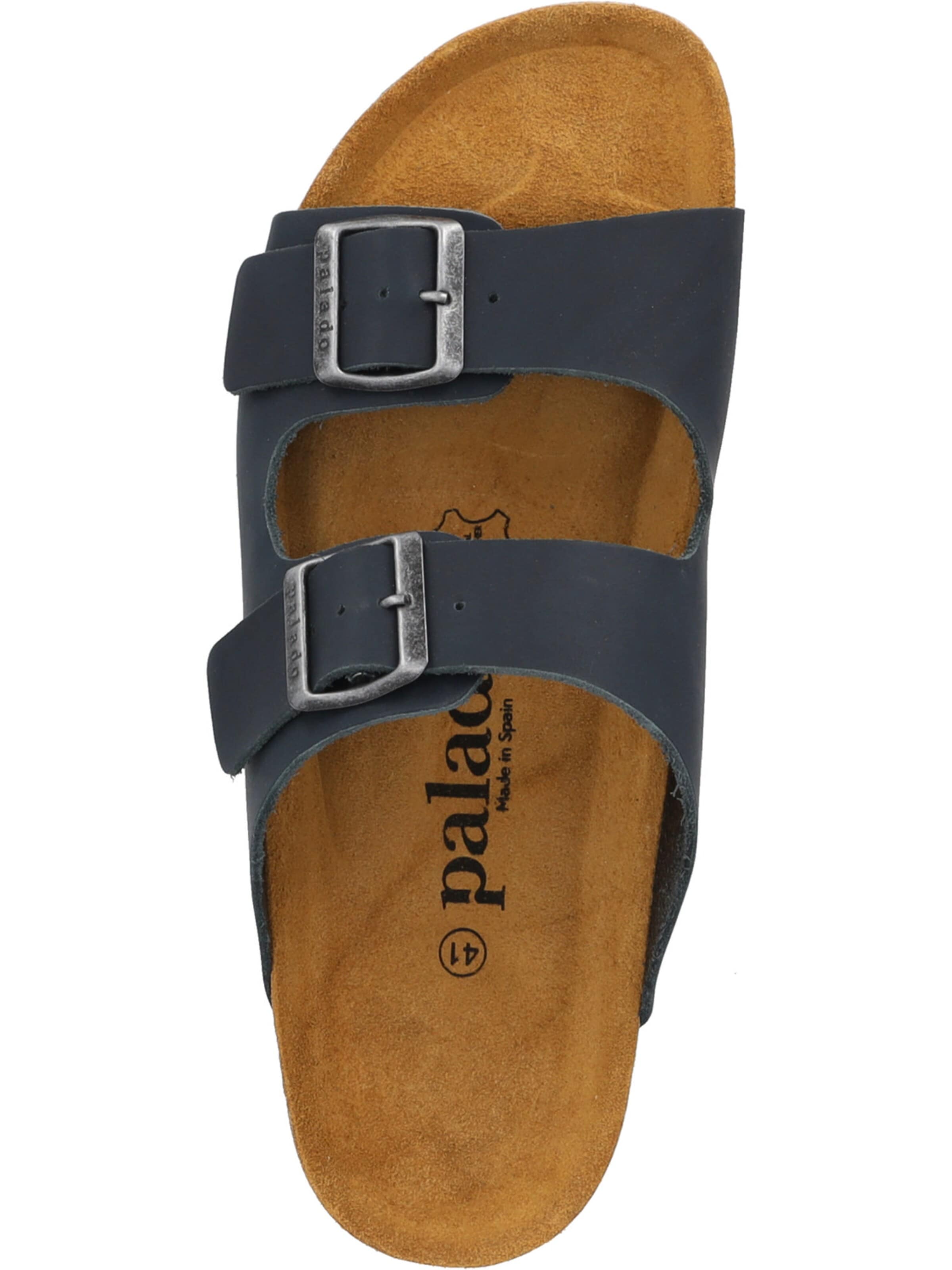 Palado Pantolette 'Palado Korfu Oiled Premium Leather Herren'‌‌‌‌‌‌‌ in Blau