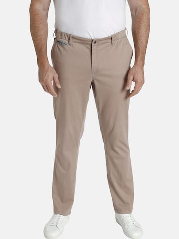 Charles Colby Loose fit Pants 'Baron Eoin' in Beige: front