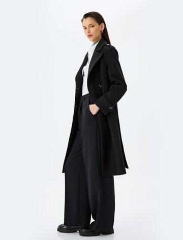 Koton Between-Seasons Coat in Black