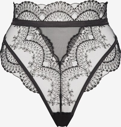 Hunkemöller String 'Akira' en noir, Vue avec produit