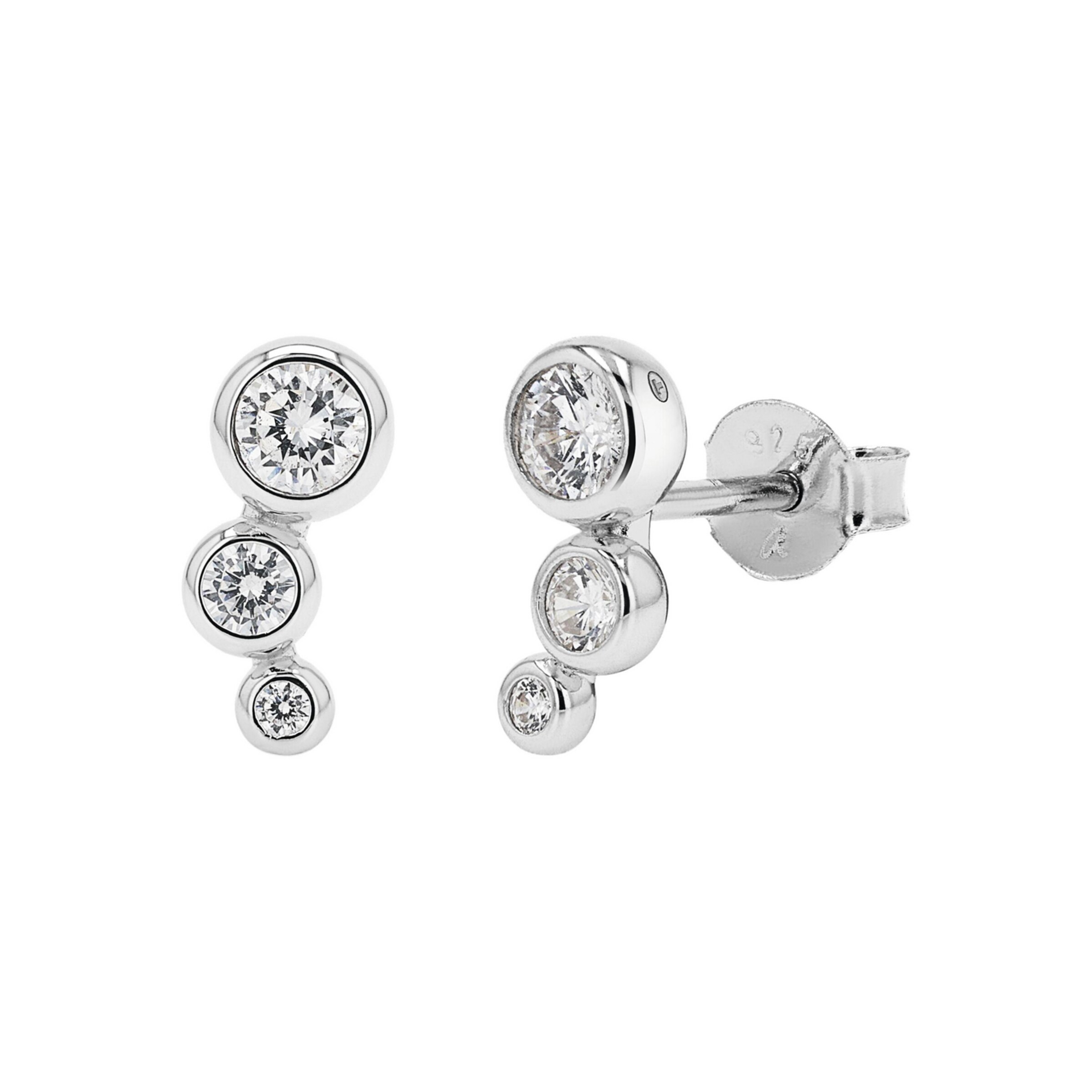 TOM TAILOR Ohrringe in Silber