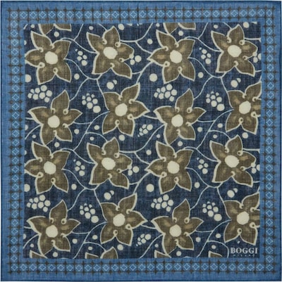 Boggi Milano Taskuliina värissä laivastonsininen / savunsininen / khaki, Tuotenäkymä