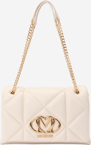Love MoschinoTorba preko ramena 'Embossed Q' - bež boja: prednji dio