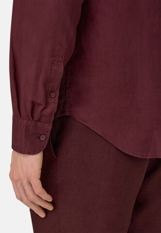 Boggi Milano Regular Fit Hemd in Rot