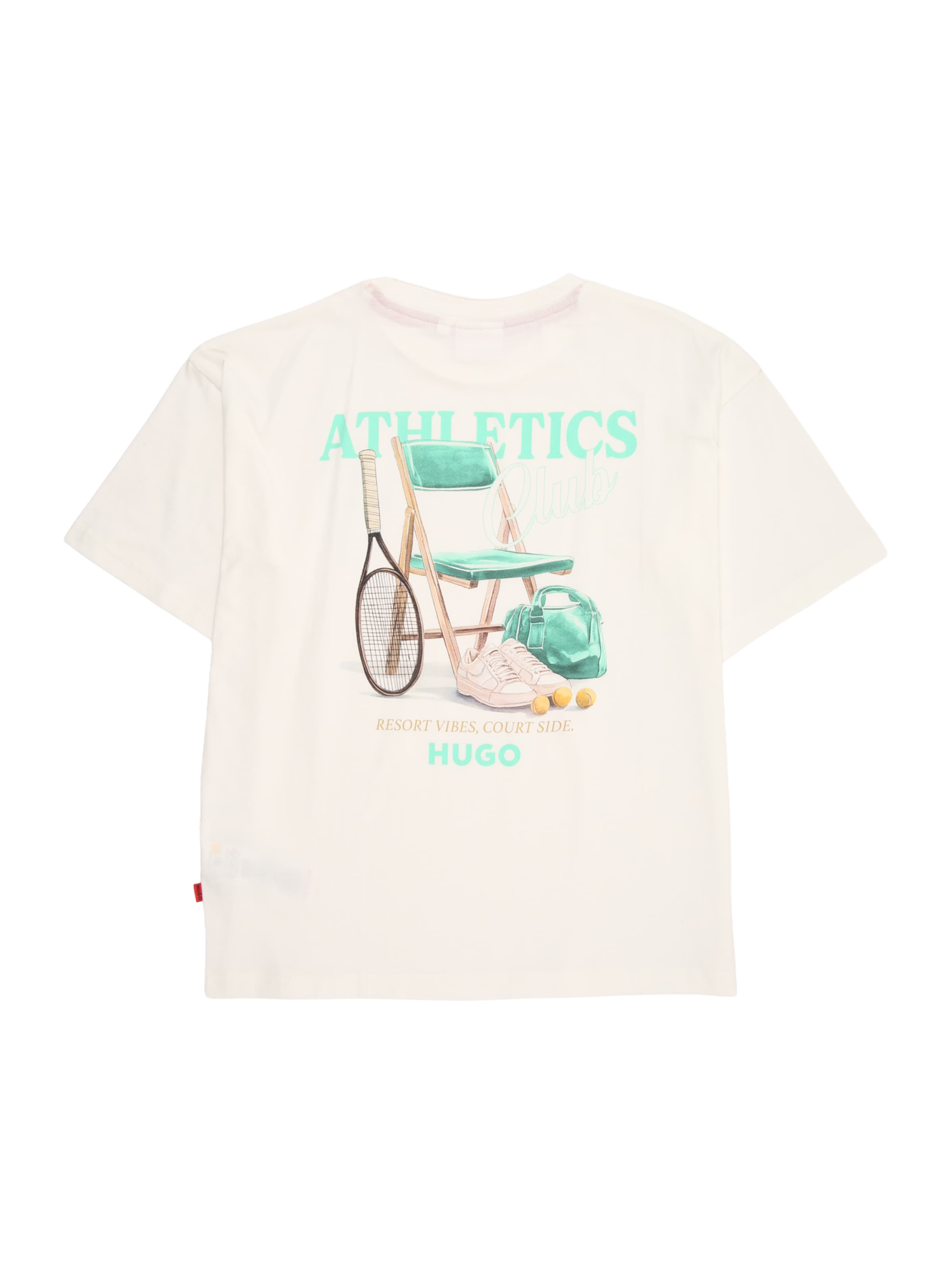 balta HUGO Marškinėliai