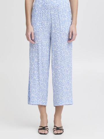 ICHI Loose fit Trousers ' IHMARRAKECH ' in Blue