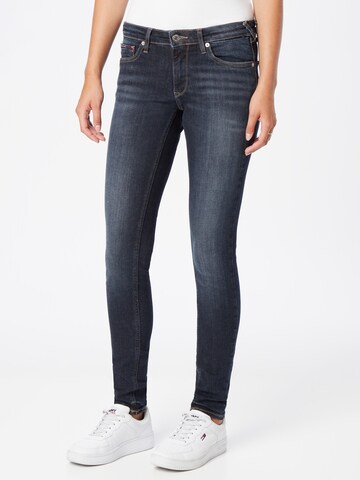 Tommy Jeans - Skinny Calças de ganga 'SOPHIE' em azul: frente