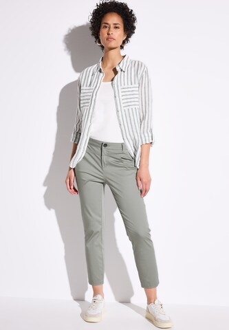 STREET ONE Slim fit Pants in Green