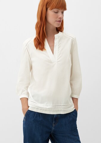 Chemisier s.Oliver en beige : devant