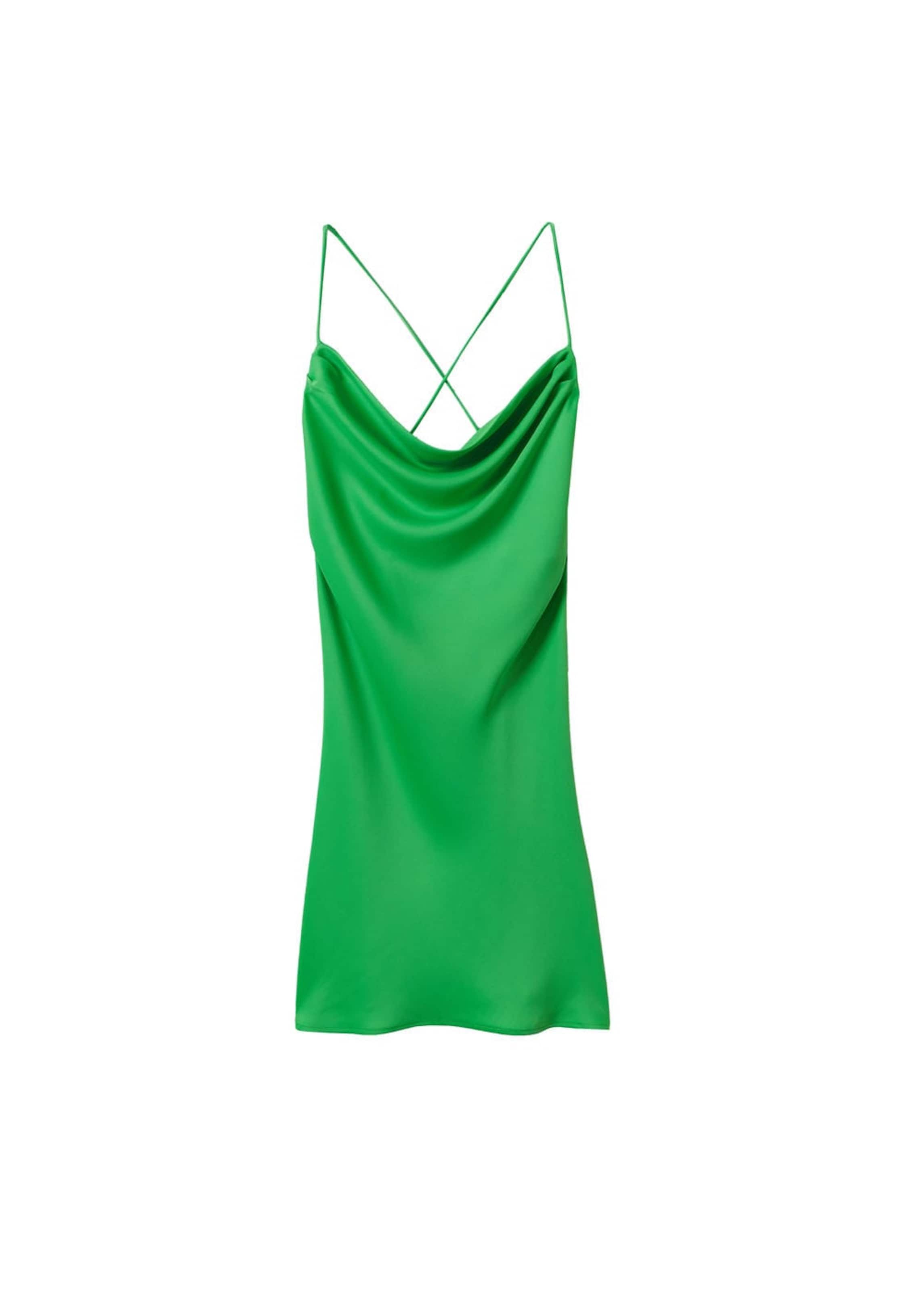 Frauen Große Größen MANGO Kleid 'Lupe' in Grün - ZK09482