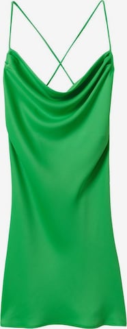 MANGO Kokteilové šaty 'Lupe' - Zelená: predná strana