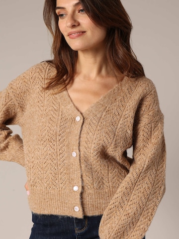 Deeluxe Gebreid vest 'Dorfi' in Beige