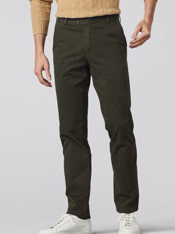 MEYER Regular Chino 'Monaco 2-5625' in Groen