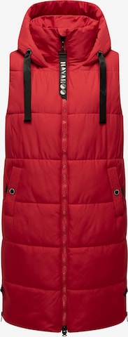 NAVAHOO Liivi 'Schnuffelchen' värissä punainen: etupuoli