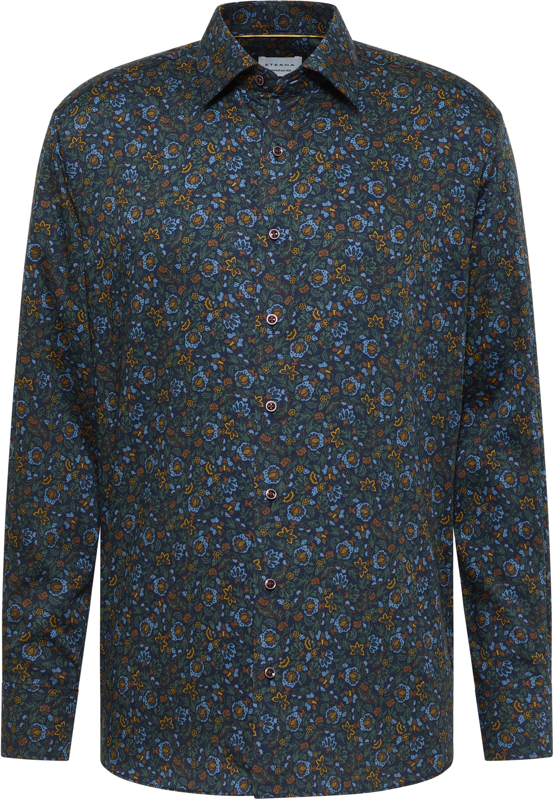 ETERNA Regular Fit Businesshemd in Blau: Vorderseite