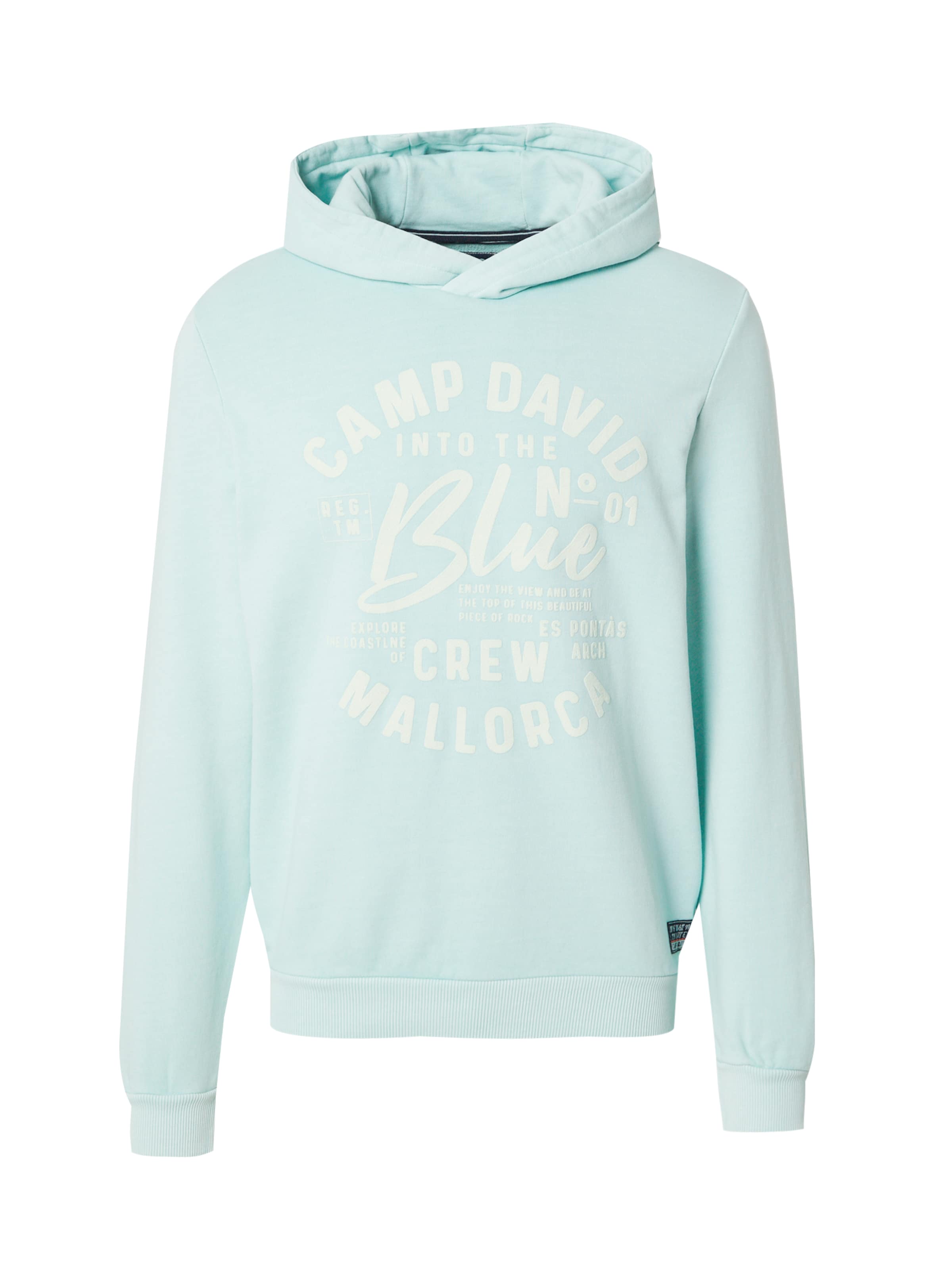 Felpa di CAMP DAVID in verde: frontale