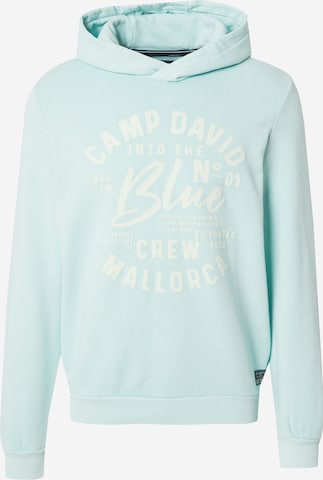 CAMP DAVID Sweatshirt in Grün: Vorderseite