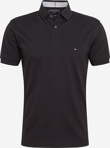 TOMMY HILFIGER - Camisa 'CORE 1985' em preto: frente