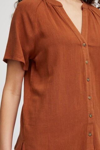 Chemisier 'Johanna' b.young en marron