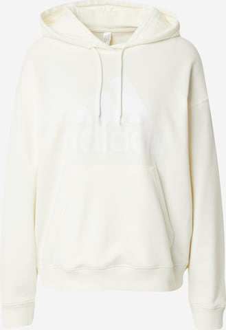 ADIDAS SPORTSWEAR - Sweatshirt de desporto 'Essentials' em branco: frente