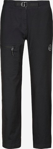 MAMMUT Regular Outdoor Pants 'Tamaro' in Black: front
