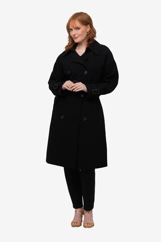 Ulla Popken Between-Seasons Coat in Black