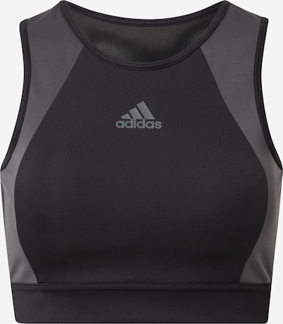 ADIDAS PERFORMANCE Sujetador deportivo en gris / negro, Vista del producto