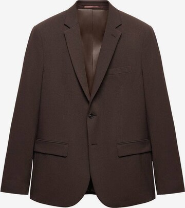 MANGO MAN Regular fit Suit Jacket 'Paris' in Brown: front
