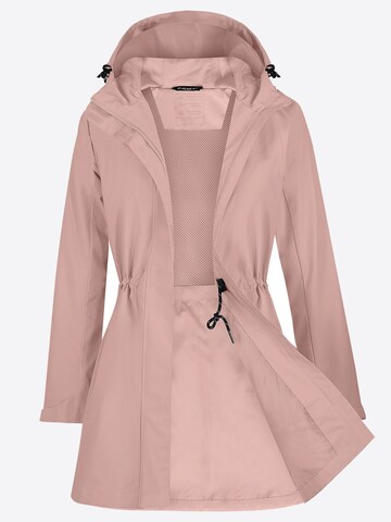 ATLASLAVA Outdoor Coat 'Waterproof Outdoor Jacket' in Pink: front