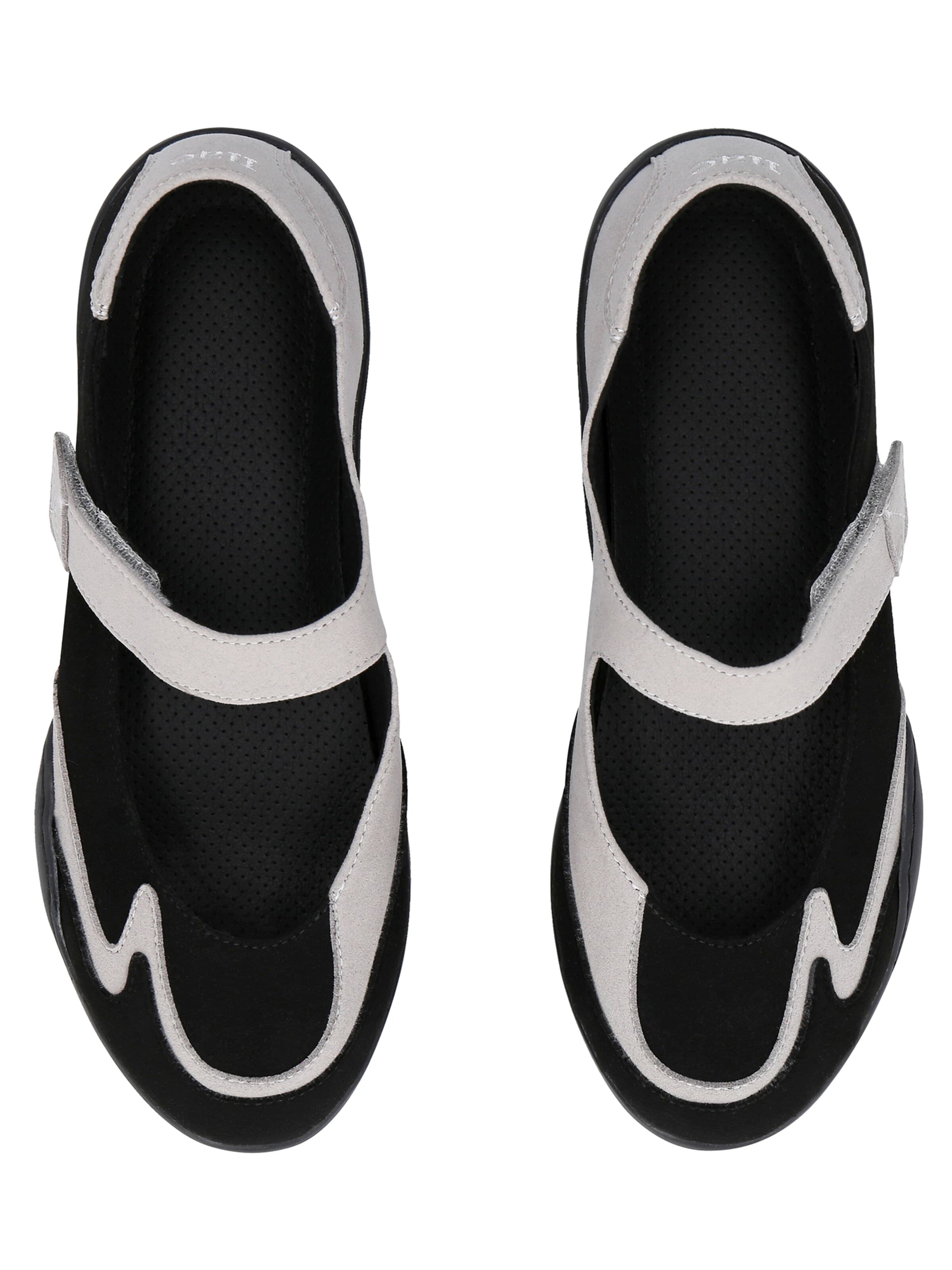 nae Vegan Shoes Baleríny 'Nadia' – šedá