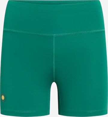 Skinny Pantalon de sport 'Jane' GOLD´S GYM APPAREL en vert : devant