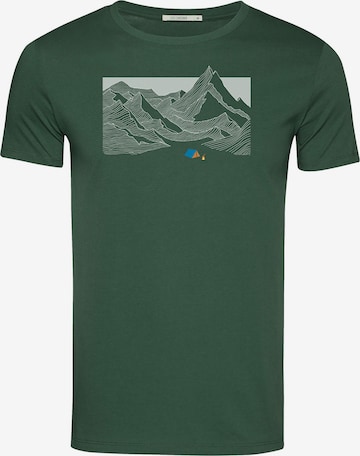 Maglietta 'Nature Valley' di GREENBOMB in verde: frontale