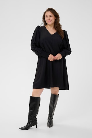 KAFFE CURVE Dress 'KCsofia' in Black