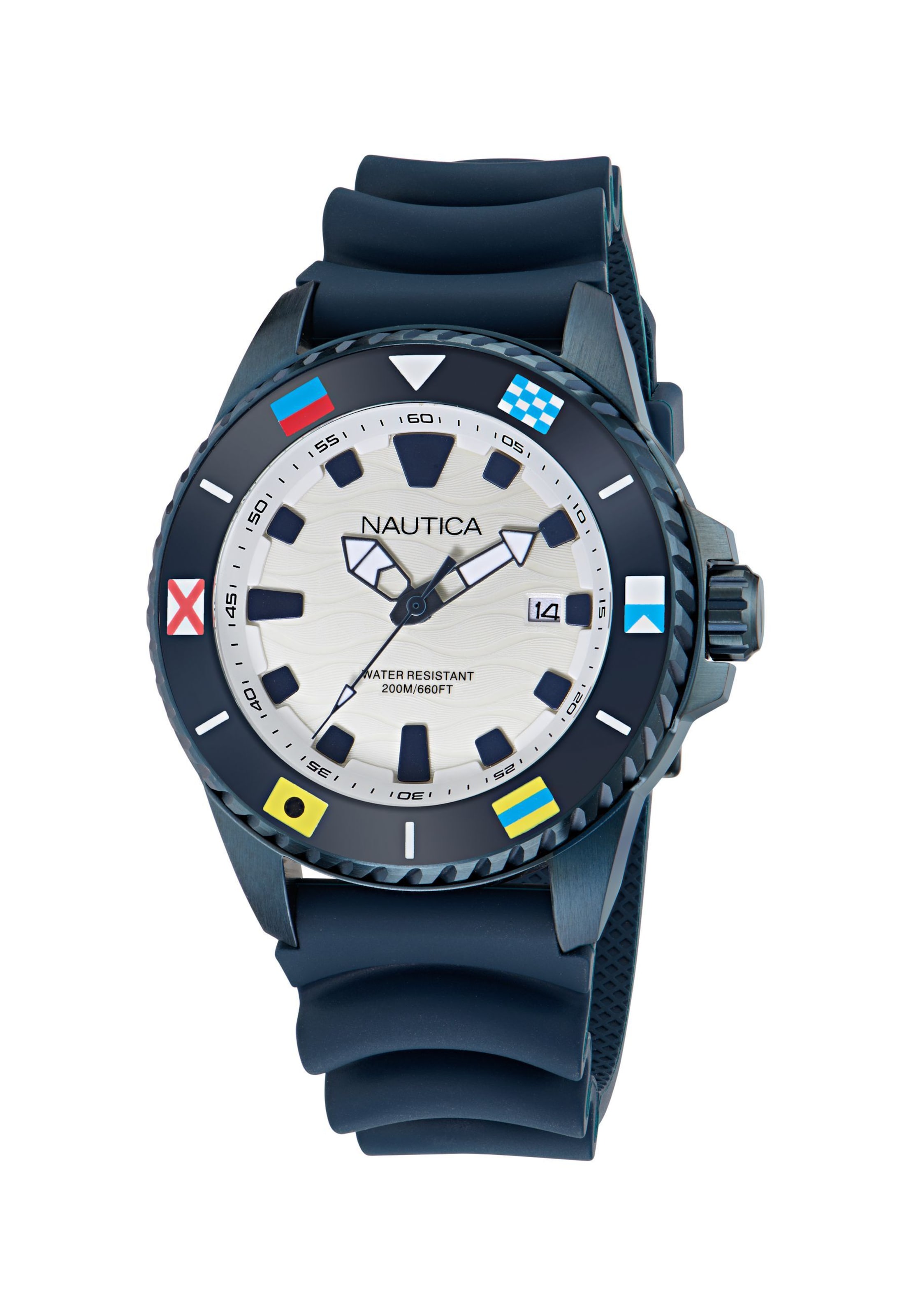 Montre à affichage analogique NAUTICA en bleu : devant