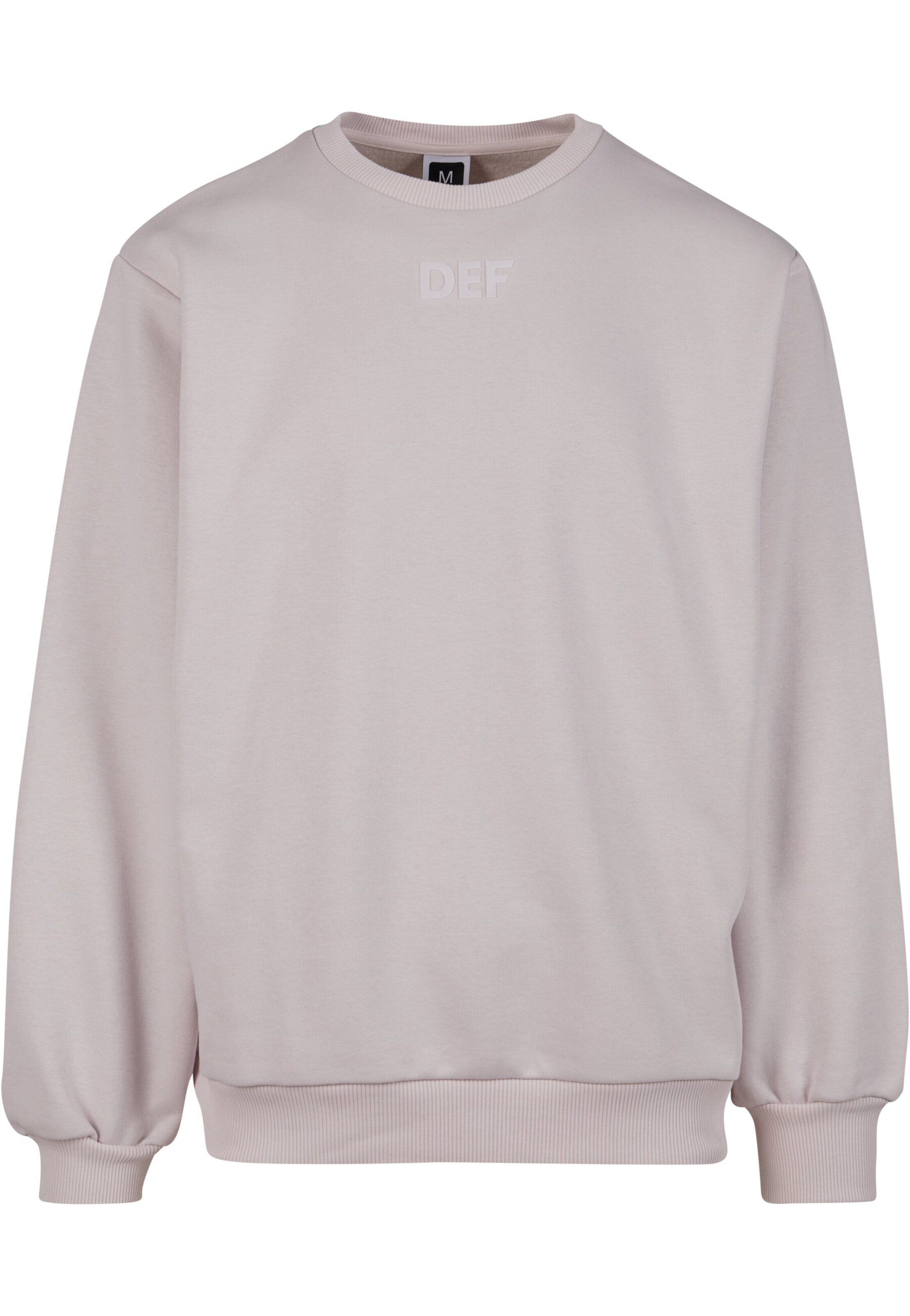 Sweat-shirt DEF en violet : devant